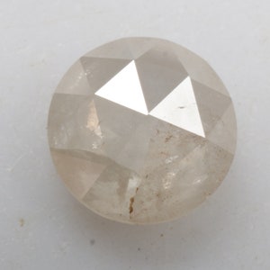 0.59 CT 5.4 MM Natural Loose Round Rosecut Diamond, White color Round Shape Rosecut Diamond, G506