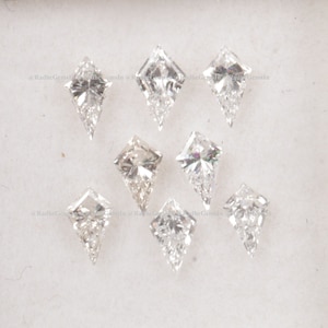 5 X 3 MM Kite Shape Lab Grown Diamond, White Lab Grown Kite cut Diamond, VS1 Diamond, Lab Grown Diamond, Kite Shape Loose Diamond