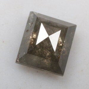 1.10 CT 6.2 X 5.6 MM | Natural Loose Baguette cut Diamond | Grey Color Baguette Diamond | Baguette Shape Diamond | G912