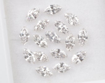 Diamante creato in laboratorio taglio marquise, diamante sciolto creato in laboratorio a forma di marquise, diamante CVD, diamante creato in laboratorio a forma di marquise da 3,0/4,0/5,0/6,0 mm