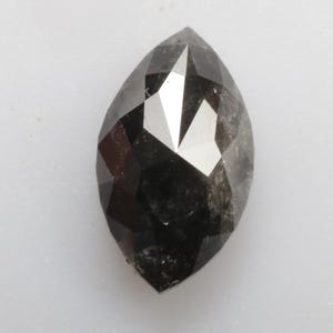 0.93 CT 8.3 X 4.9 MM Marquise cut Diamond, Natural Loose Diamond, Salt and Pepper Diamond, Marquise cut Loose Diamond, G2202