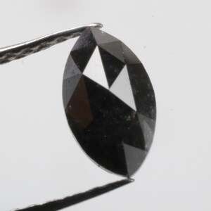 0.52 CT 7.1 X 4.0 MM Natural Loose Diamond, Marquise Shape Diamond, Black color Marquise cut Diamond, G871