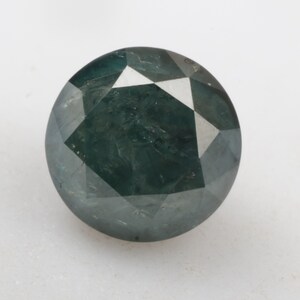 1.40 CT 6.4 MM Natural Loose Round Brilliant cut Diamond, Blue color Round Shape Diamond, Blue Diamond, Round cut Diamond, G1080