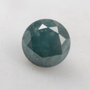 1.05 CT 5.8 MM Round cut Blue Diamond, Natural Loose Round Brilliant cut Diamond, Blue color Round cut Diamond, For Blue Diamond Ring, G1753