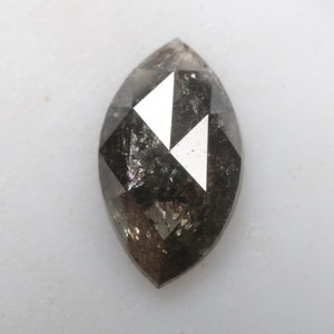 0.97 CT 9.5 X 5.5 MM Natural Loose Marquise cut Diamond, Black color Marquise Shape Diamond, Natural Loose Diamond For Marquise Ring, G1651