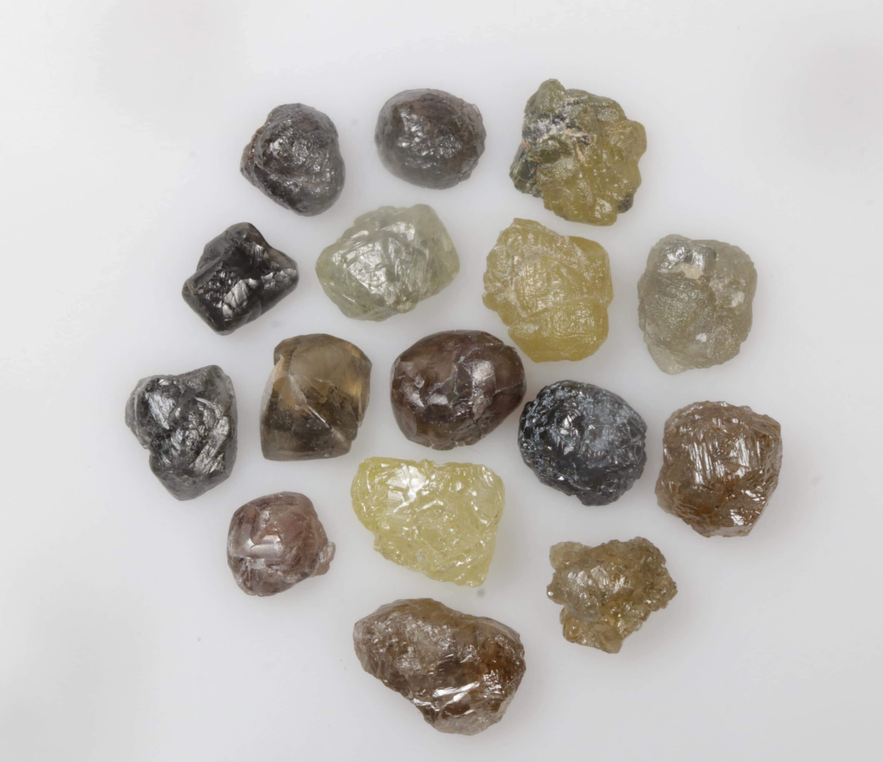 17.96 CT 5.6 MM to 8.7 MM Natural Rough Diamond, Loose Uncut