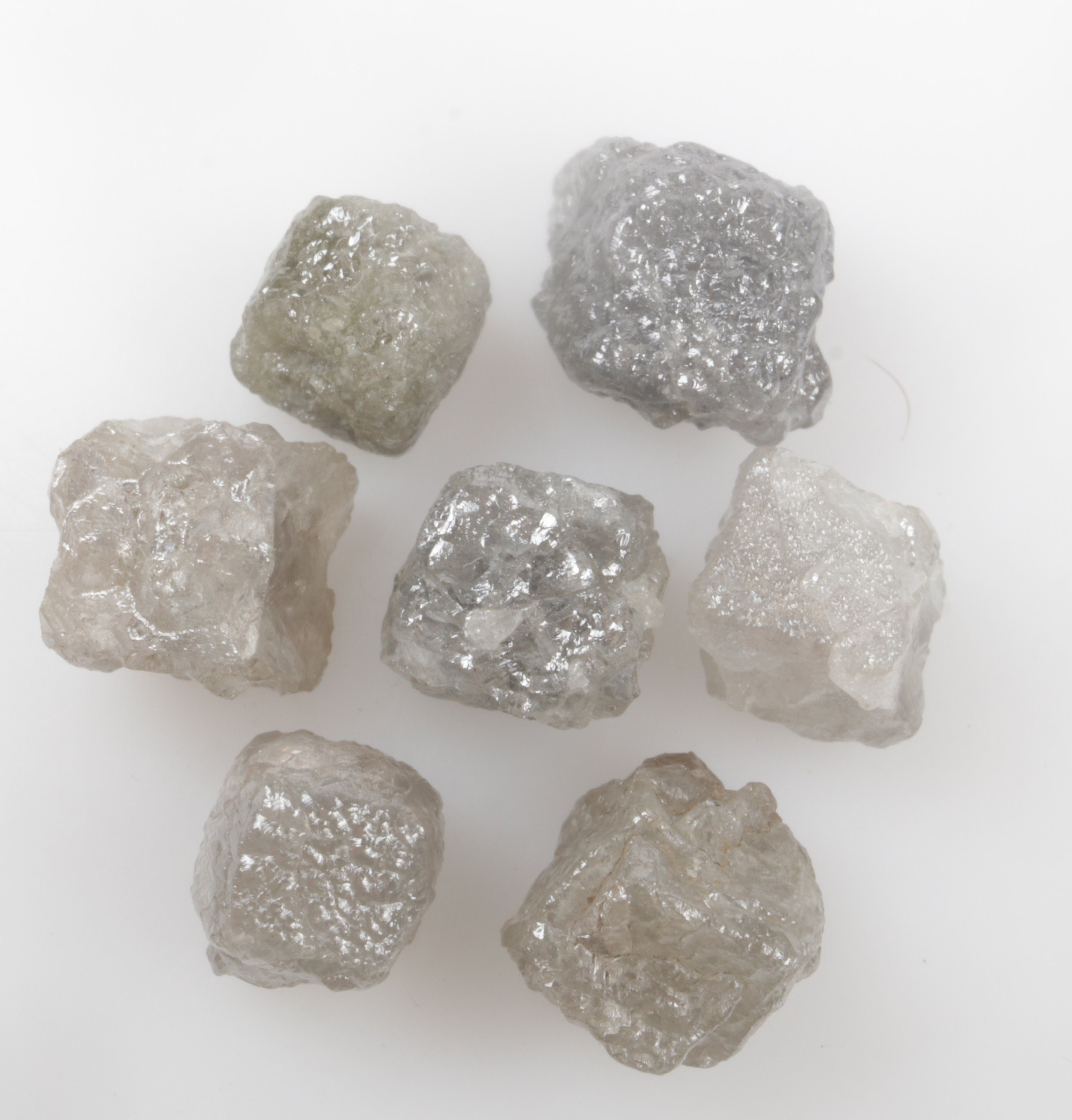 17.94 CT 5.6 MM to 7.7 MM Natural Rough Diamond Loose Uncut
