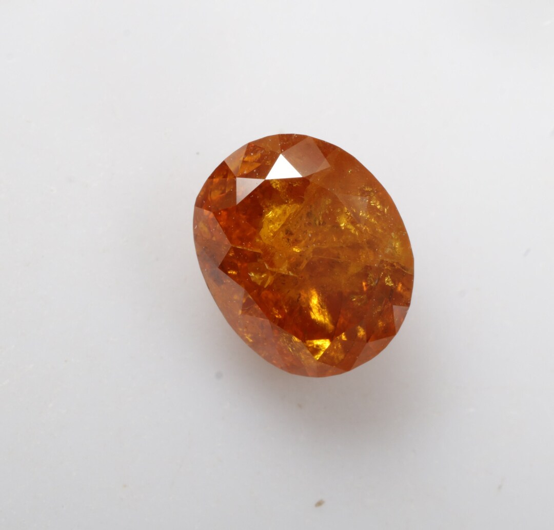 1.01 CT 6.7 X 5.3 MM Natural Loose Oval Cut Diamond, Fancy Color Oval ...