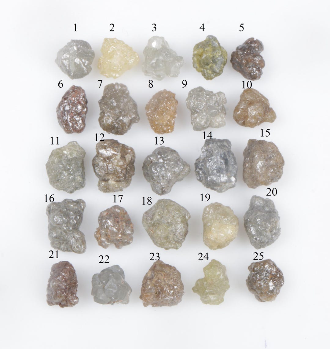 3.0CT-5.0CT Natural Rough Diamond, Raw Diamond, Uncut Diamond, Natural ...