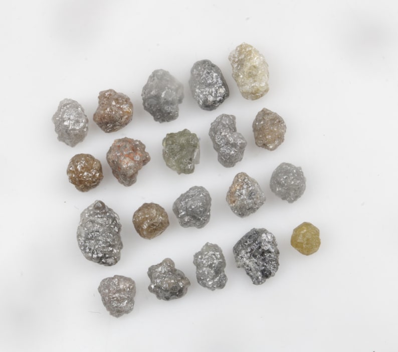 Natural Rough Diamond, Raw Diamond, Uncut Diamond, Grey Color Rough ...