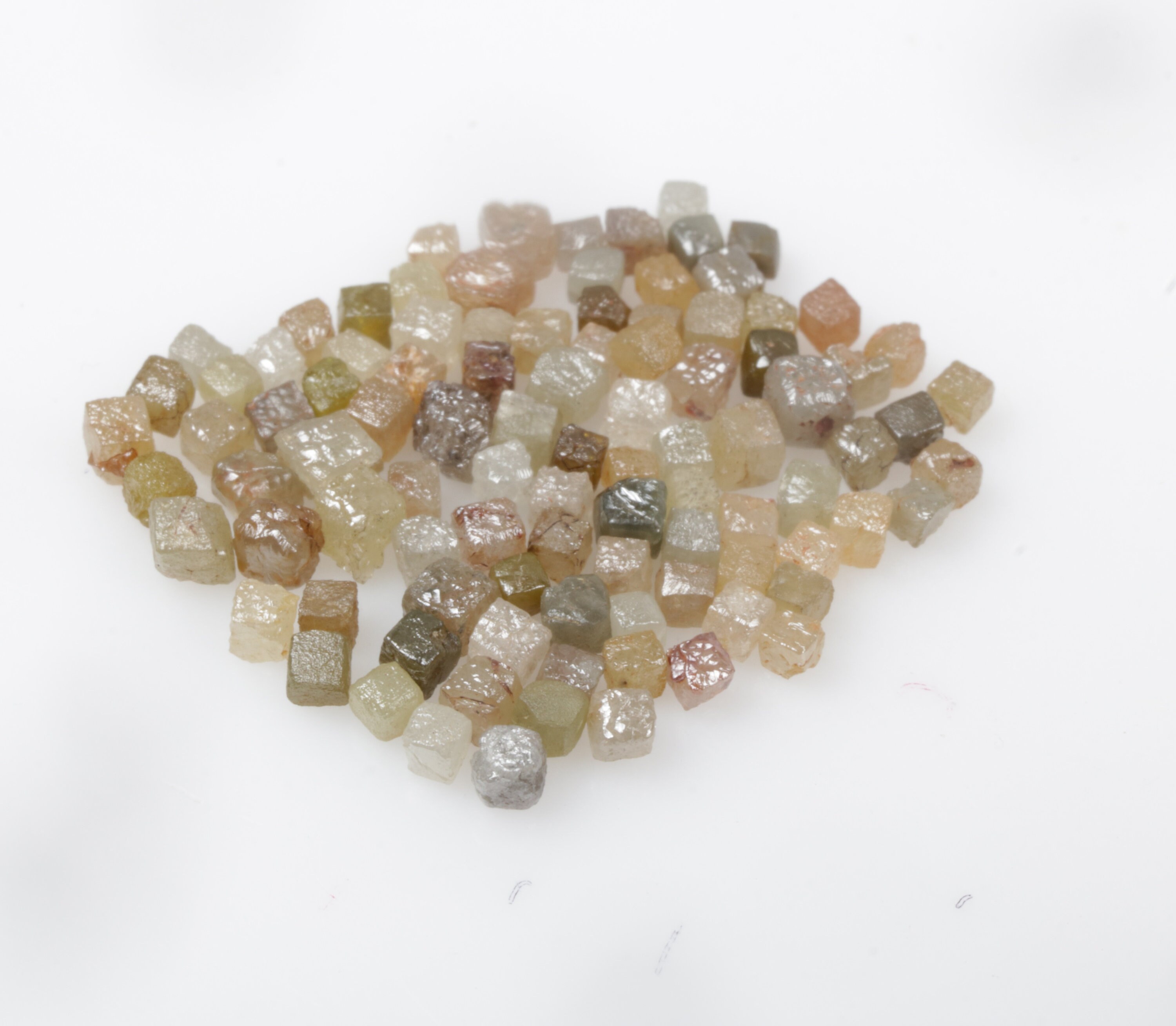 8.42 CT 1.7 MM to 2.7 MM Natural Loose Rough Diamond, Uncut