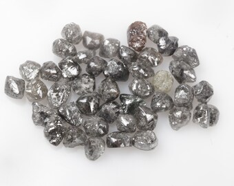 【ファッション通販】の商品をすべて 15.70 CT Natural Rough Diamond, Uncut Diamond, Grey Black その他