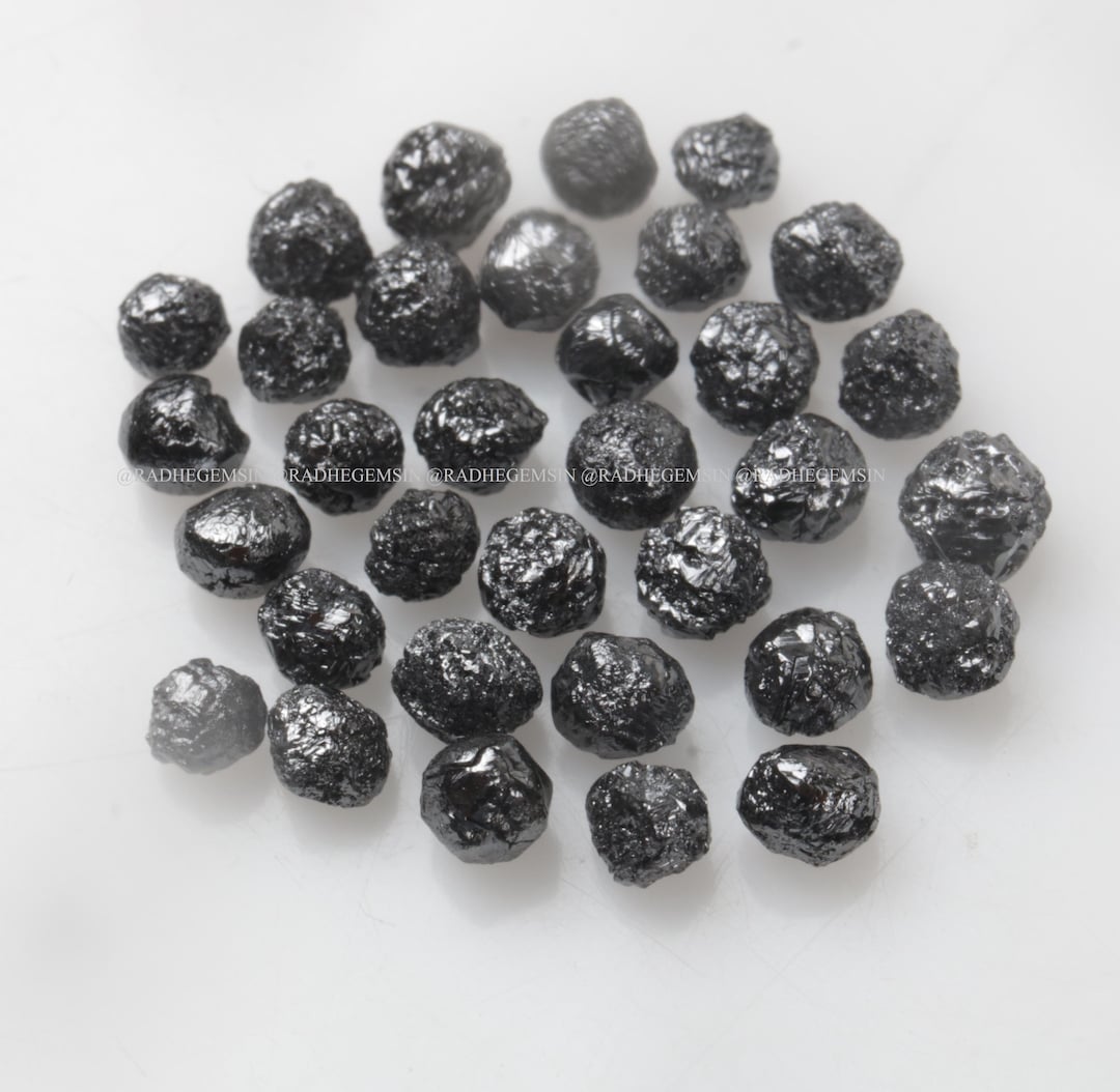 3.0MM to 4.0MM Natural Round Rough Diamond, Raw Rough Diamond, Uncut ...