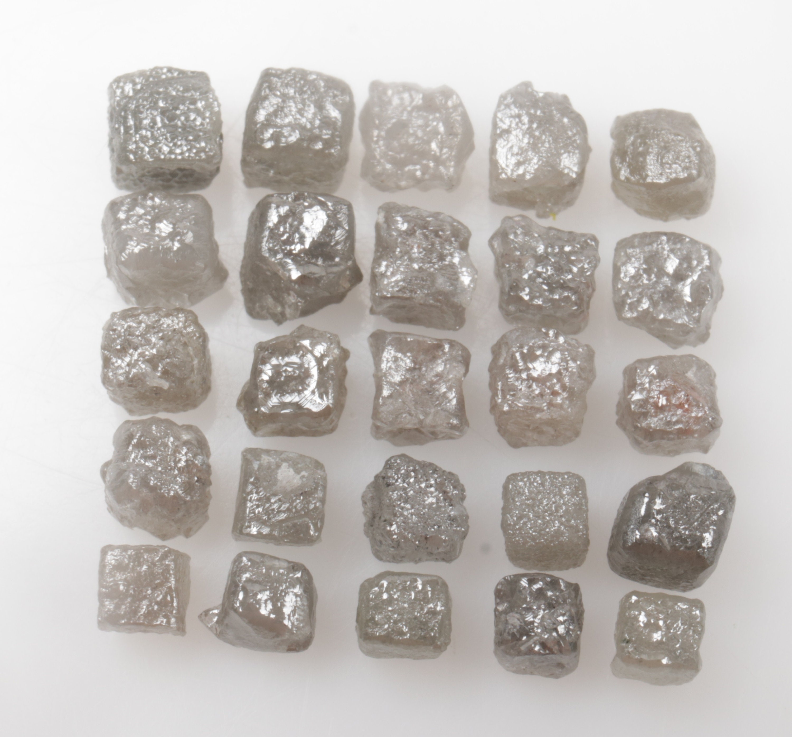 8.93 CT Cube Shape Rough Diamond, Natural Loose Uncut Diamond