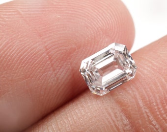 大粒エメラルドカット5.0ct ラボダイヤモンド 8日だけの特別価格】大粒5.0ct エメラルドカット(ラボグロウン