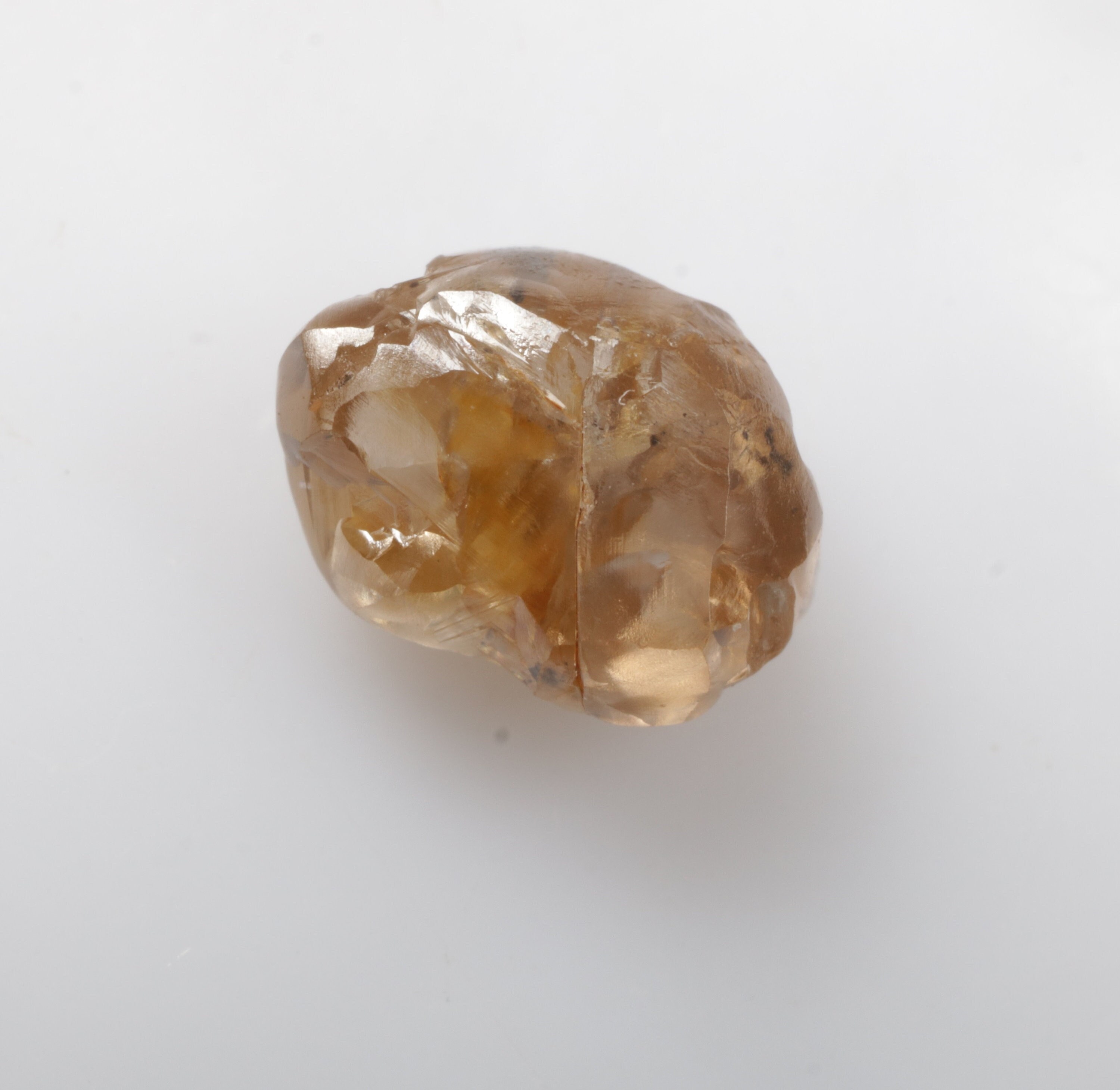 1.20 CT 7.0 X 5.3 MM Natural Loose Rough Diamond, Fancy Light