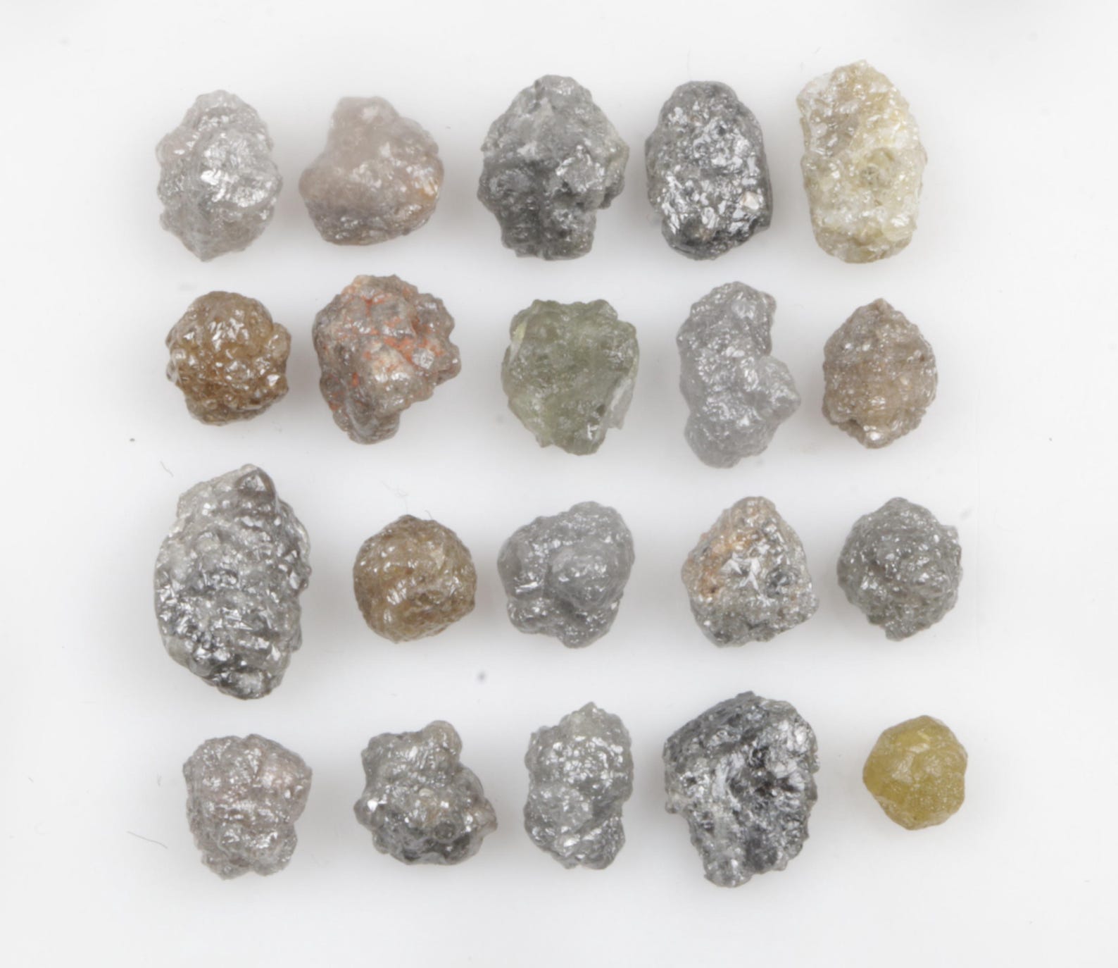 Natural Rough Diamond, Raw Diamond, Uncut Diamond, Grey Color Rough ...