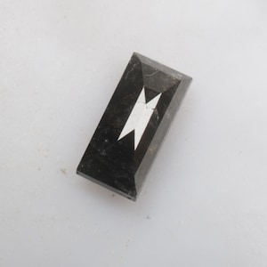 0.53 CT 7.3 X 3.2 MM Natural Loose baguette cut Diamond, Black color Baguette Diamond, Natural Loose Diamond For Baguette Ring Gift, G1486