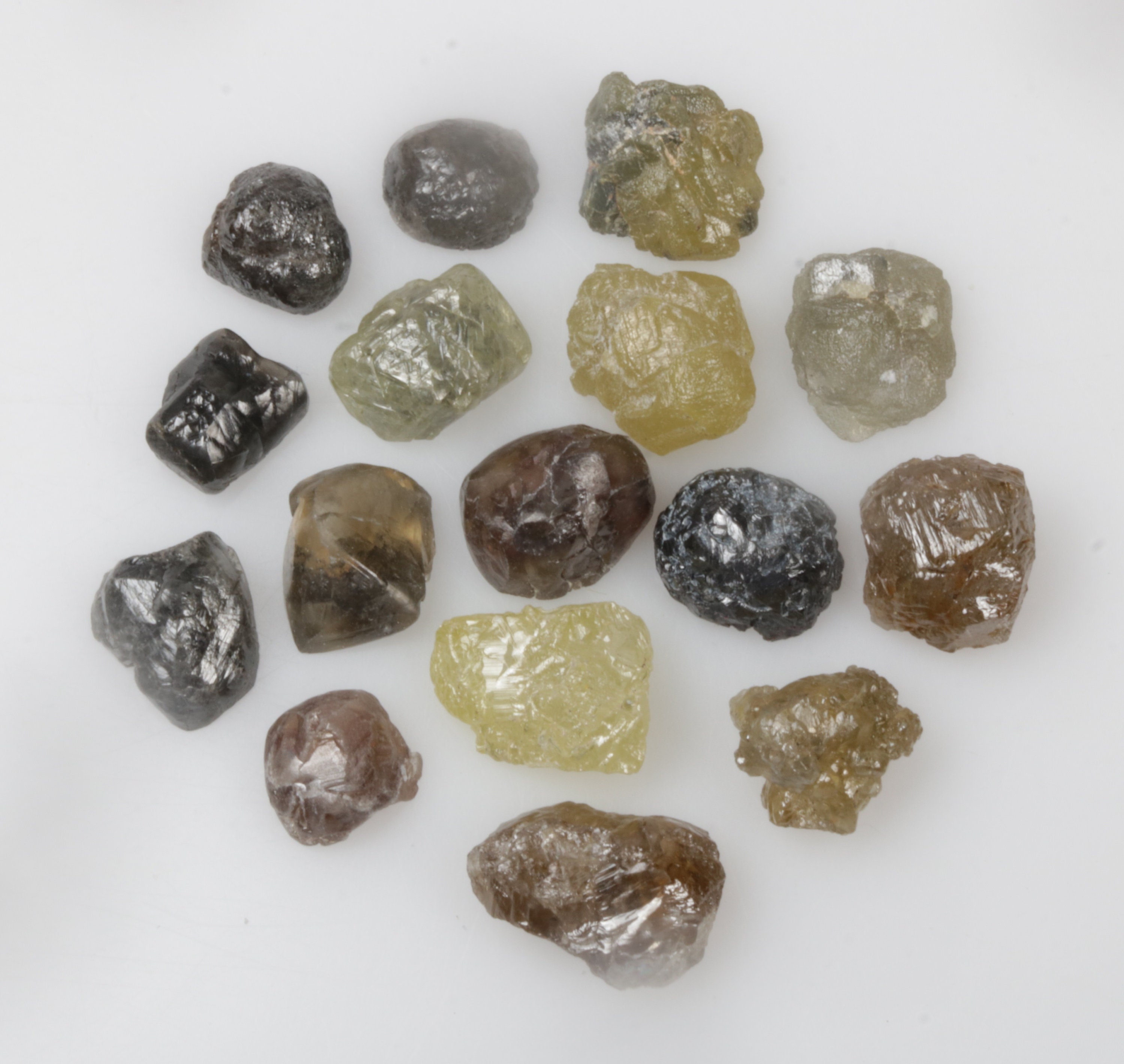 17.96 CT 5.6 MM to 8.7 MM Natural Rough Diamond, Loose Uncut