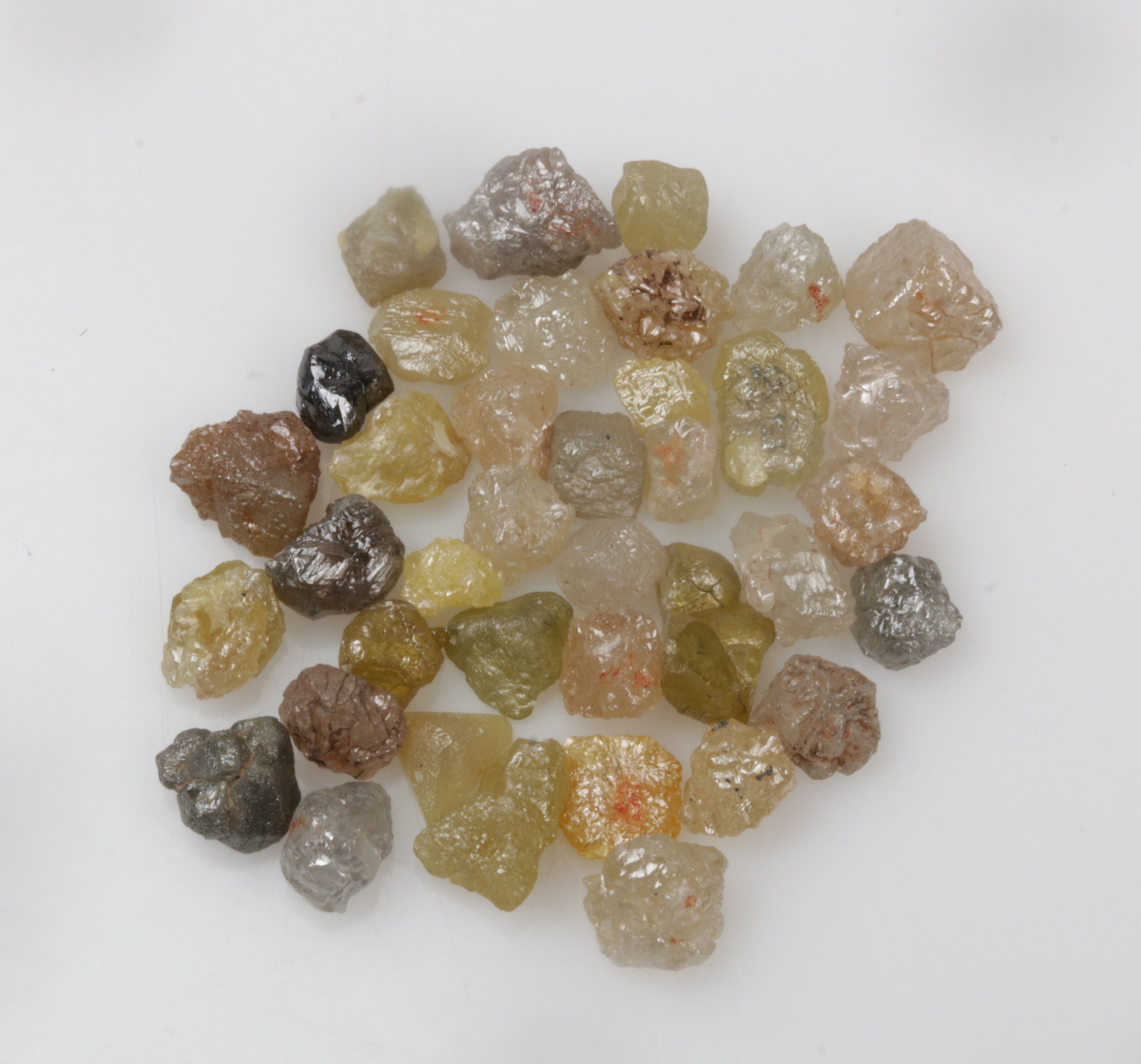 23.06 CT 3.7 MM to 6.9 MM Natural Loose Rough Diamond Uncut