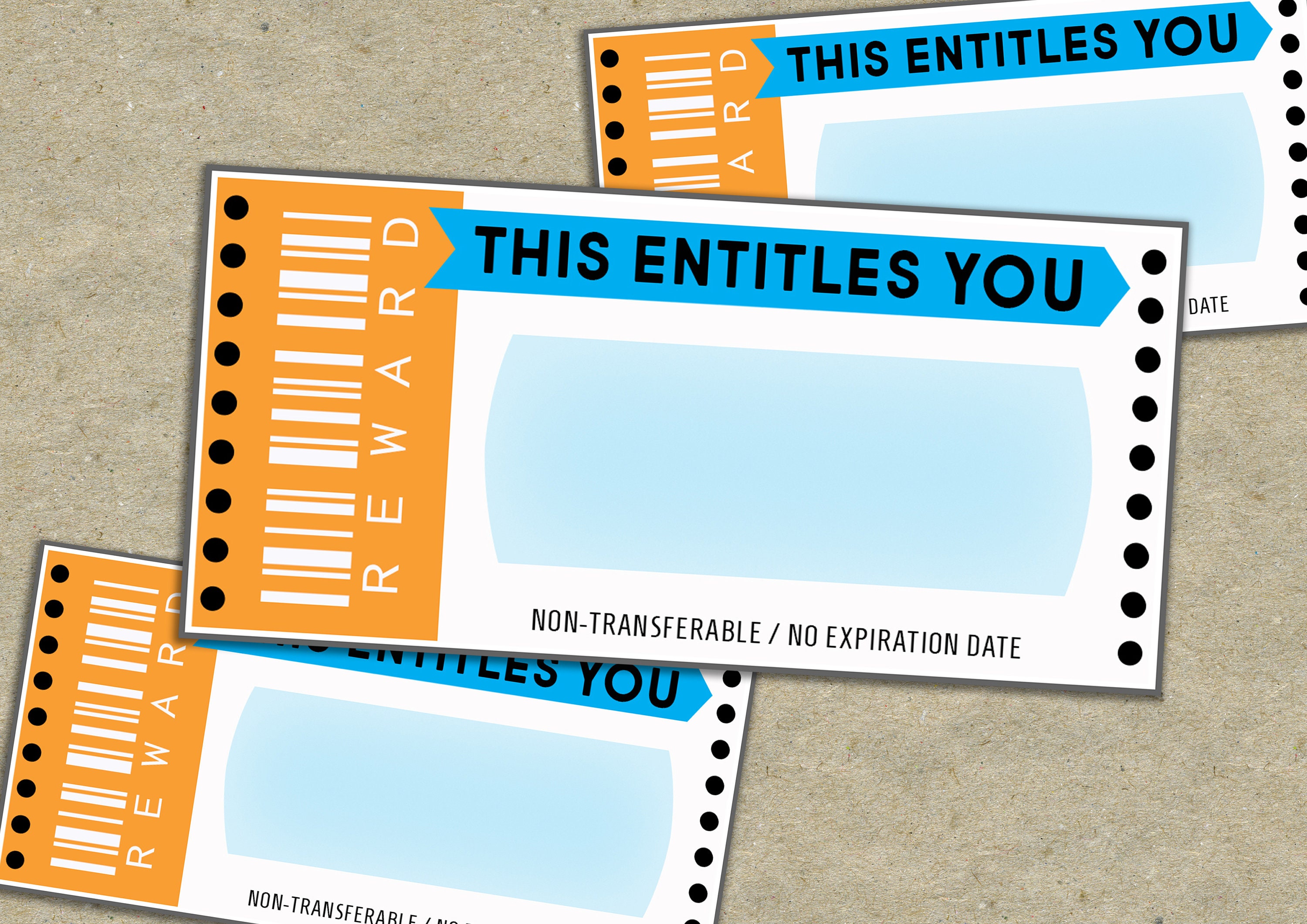 BLANK REWARD COUPON, Printable Blank Coupons, Kids Activity Coupon ...