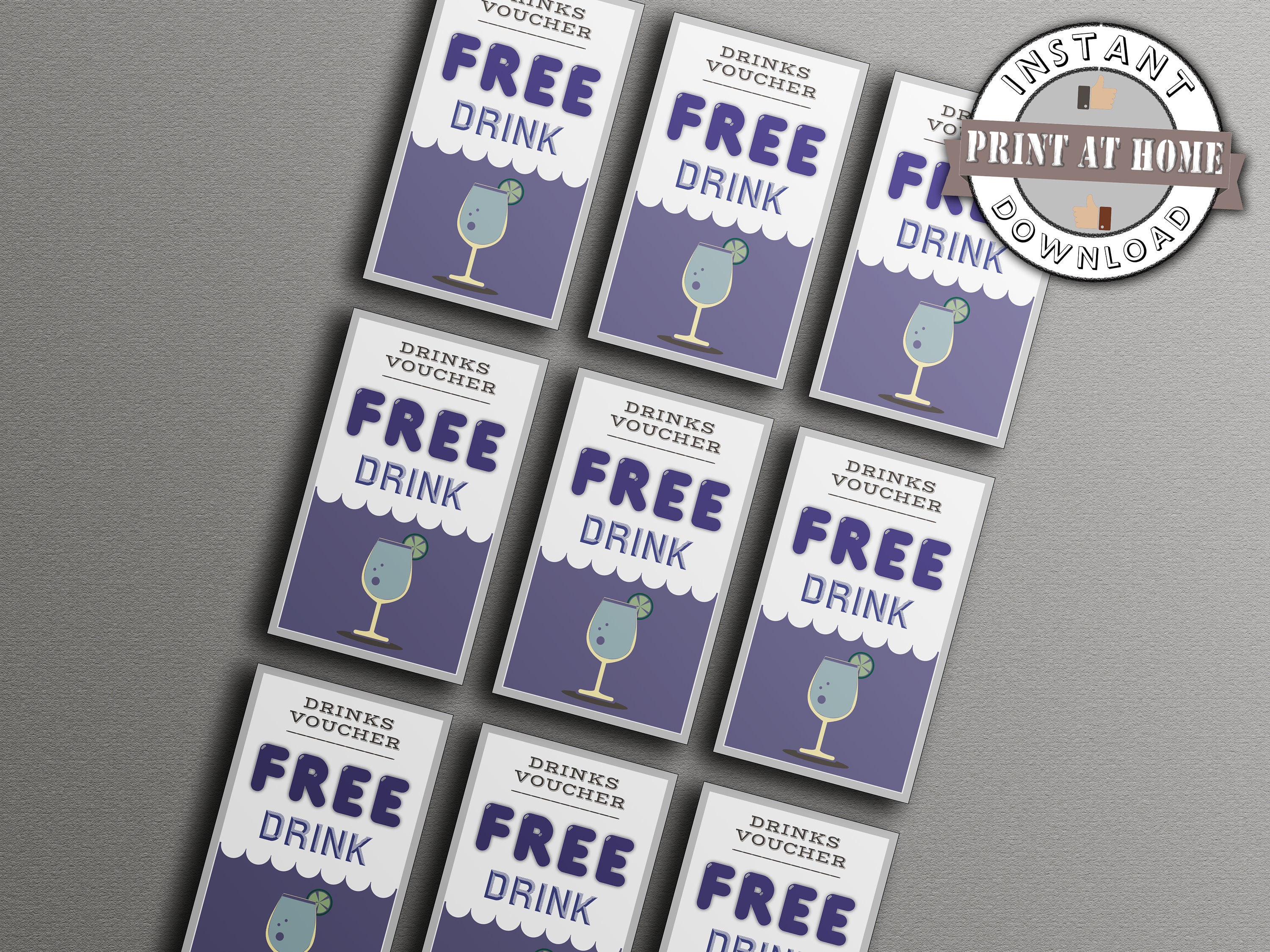 FREE DRINK TICKET Vouchers, Drink Tickets, Event Ticket FREE DRINK TICKET Vouchers, Drink Tickets, Event Ticket