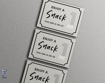 ENJOY A SNACK VOUCHER, Snack Tickets, Event Ticket, Activity Meal vouchers, Print At Home, Trending ticket