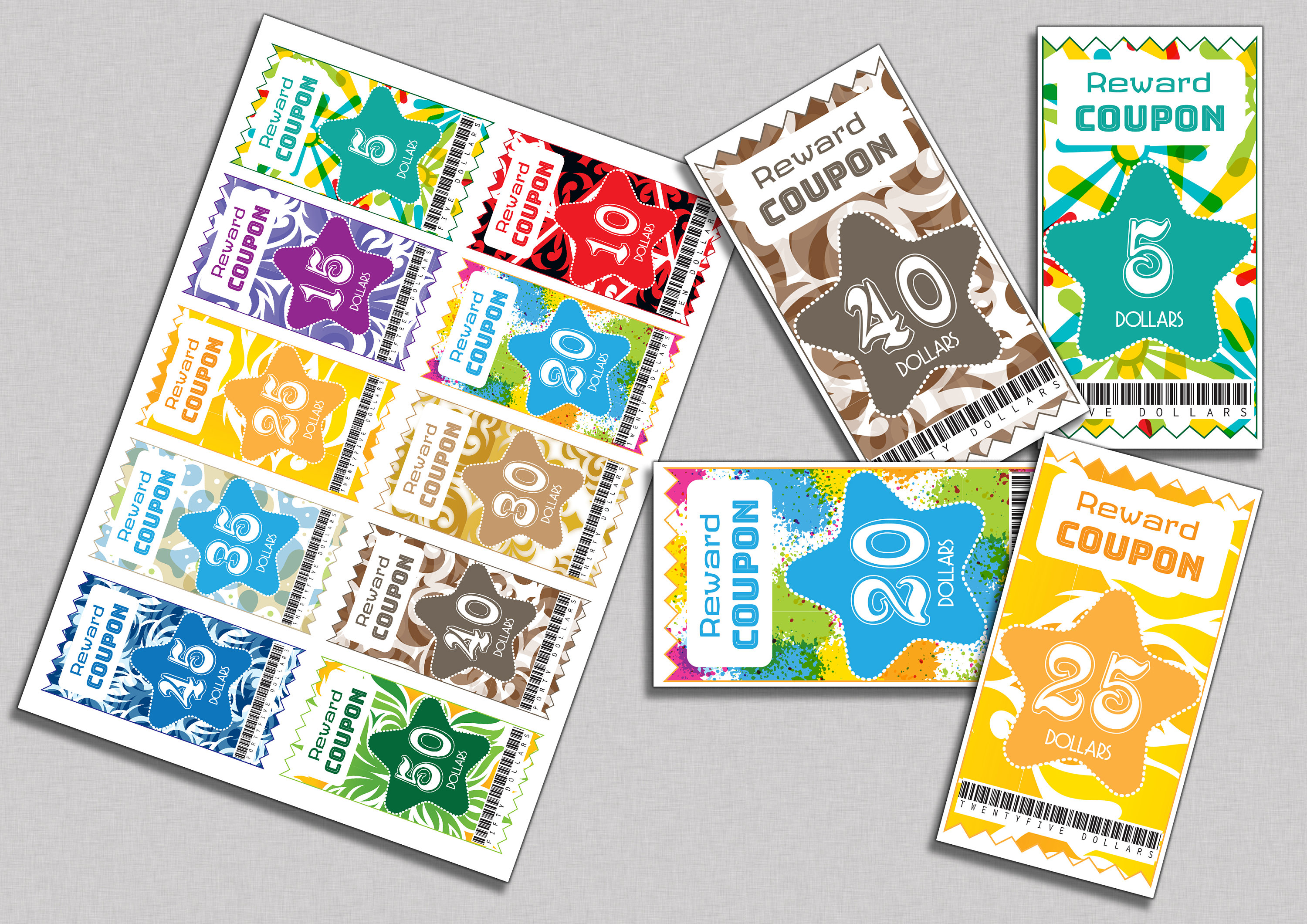 REWARD COUPON TICKET, Printable reward coupons, kids activity coupon, homeschool activity coupons