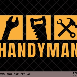 Handyman SVG, GRAPHIC HANDYMAN SVG, Tools SVG Cutfile, Mechaniker Werkzeuge SVG Dateien, Geschenk für lieben Menschen | Kommerzielle und persönliche Nutzung |