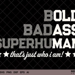 Arquivo de corte SVG de super-humano durão e ousado, presente de dia dos pais, piadas de pai SVG, arquivos PNG para Cricut, melhor presente SVG para pai e avô