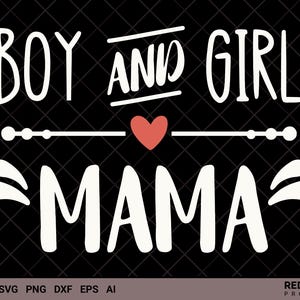 ☆boyと双子girl MAMA☆ Boy + Girl Mama ♥ - Unisex Tee – Little Mama Shirt Shop LLC