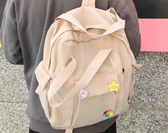 Kawaii Canvas backpack,canvas tote bag, crossbody bag,Handbag,canvas bag,backapck for school