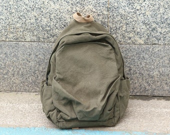 Mochila de lona de gran capacidad, bolso de mano de lona, bandolera, bolso de mano, bolso de lona, mochila para la escuela