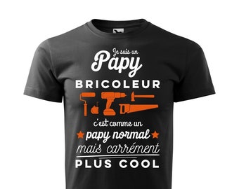 Tee shirt homme personnalisable 3 couleurs bricoleur