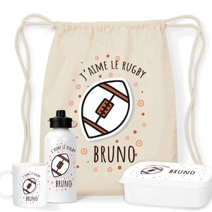 Créez votre kit goûter personnalisable pour la rentrée scolaire Rugby