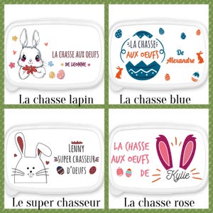 Boîte à bonbons ou chocolat personnalisé pour Pâques. Cadeau Paquês. Plusieurs modèles disponibles.