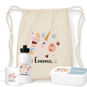 Créez votre kit goûter personnalisable pour la rentrée scolaire Profile licorne