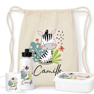 Créez votre kit goûter personnalisable pour la rentrée scolaire Zèbre