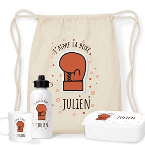 Créez votre kit goûter personnalisable pour la rentrée scolaire Boxe