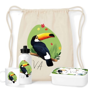Créez votre kit goûter personnalisable pour la rentrée scolaire Toucan