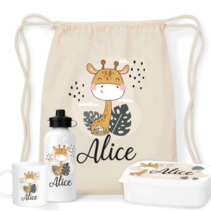 Créez votre kit goûter personnalisable pour la rentrée scolaire Girafe
