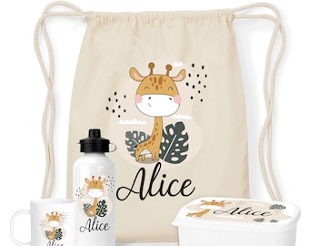 Créez votre kit goûter personnalisable pour la rentrée scolaire Girafe