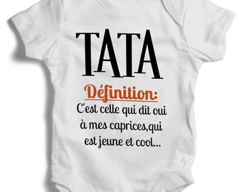 Body bébé personnalisable manches courtes ou longues– Tata définition