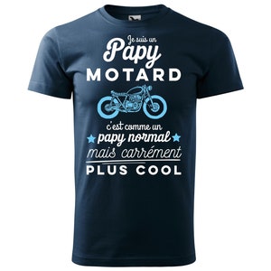 Tee shirt homme personnalisable 3 couleurs motard image 3