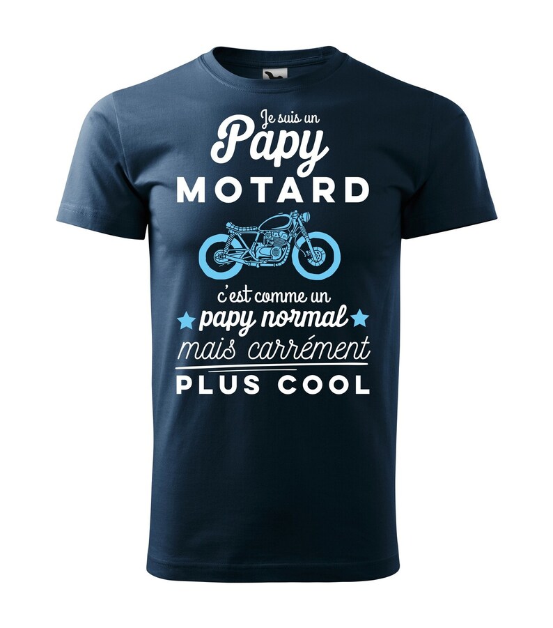 Tee shirt homme personnalisable 3 couleurs motard image 3