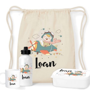 Créez votre kit goûter personnalisable pour la rentrée scolaire Aviateur
