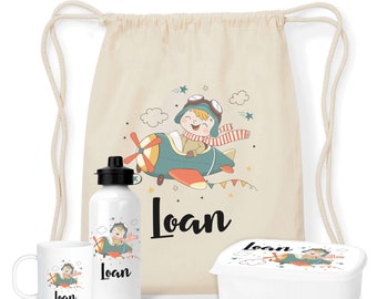 Créez votre kit goûter personnalisable pour la rentrée scolaire Aviateur