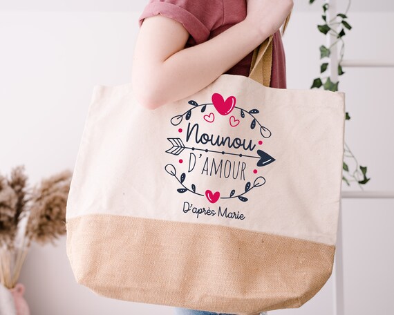 Cabas jute amour cheap