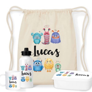 Créez votre kit goûter personnalisable pour la rentrée scolaire Monstres