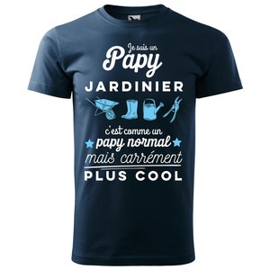 Tee shirt homme personnalisable 3 couleurs jardinier afbeelding 3